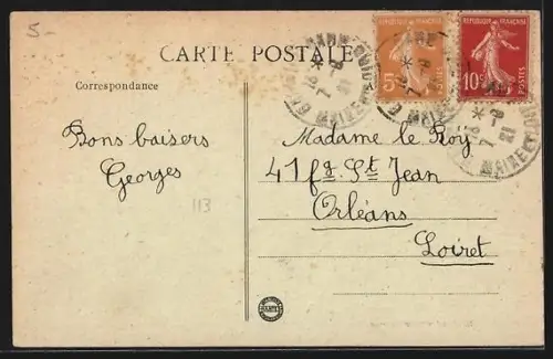 AK Saumur, Le Pont de fer sur la Loire, Ligne de l'Etat