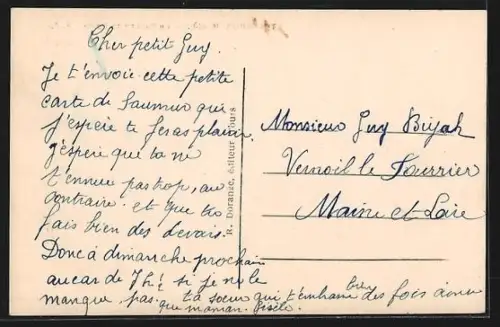 AK Saumur /M.-et-L., Le Bureau de Poste