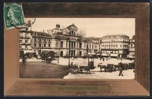 AK Angers, Le Théatre et la Place du Ralliement