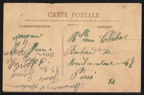 AK Angers, Place du Kalliement, La Post, Pferdekutschen