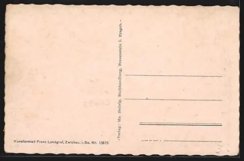 AK Frauenstein i. Erzgeb., Schloss, Marktplatz, Denkmal