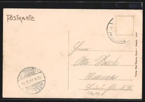 AK Sayda i. Erzgeb., Stadtansicht mit Kirche