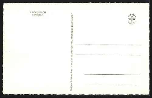 AK Hilchenbach, Ortsansicht mit Kirche und Fachwerkhäusern