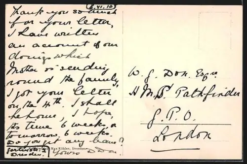 AK Sächs. Schweiz, Aussicht von der Bastei auf Rathen