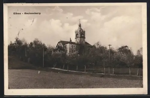 AK Eibau, Beckenberg mit Turm