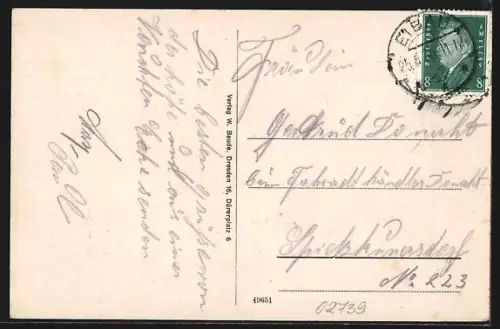 AK Eibau, Beckenberg mit Turm