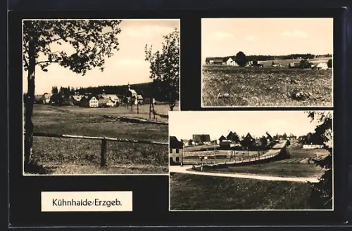 AK Kühnhaide /Erzgeb., Ortsansichten, Strassenansicht