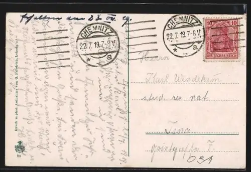 AK Chemnitz, Gasthaus Küchwald-Schänke