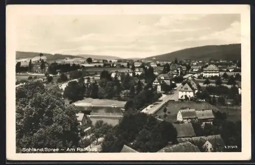 AK Sohland /Spree, Am Rathaus