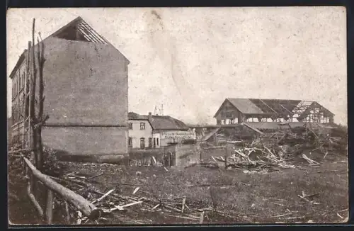 AK Chemnitz, Sturm-Katastrophe 27. Mai 1916