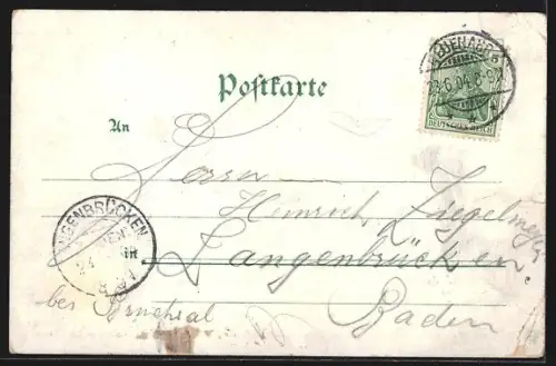 Lithographie Bad Neuenahr /Ahrthal, Teilansicht, Altenahr mit Bahnhof, Ruine