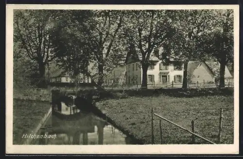 AK Hilchenbach, Ortspartie mit Brücke