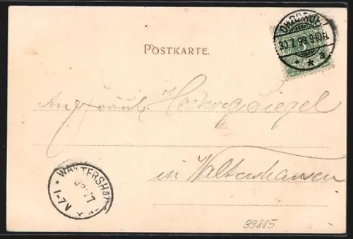 AK Ohrdruf, Gasthaus Scheerershütte