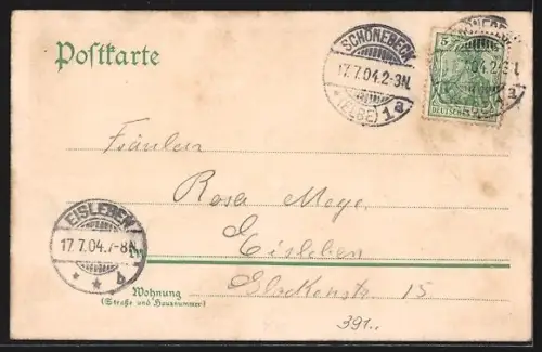 Lithographie Bad Elmen, Lindenbad, Denkmal, Kurhaus, Gradirwerk