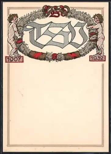 Künstler-AK Zwickau, Turn- und Spiel-Verein am Realgymnasium, Vereinsheim Thüringer Hof 1932