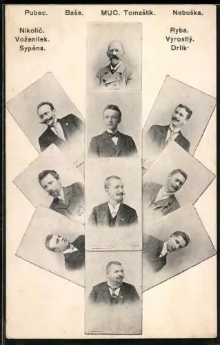 AK Portraits von Pubec, Base und MUC Tomastík