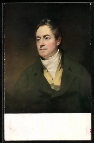 AK Portrait von H. Raeburn, Theologe