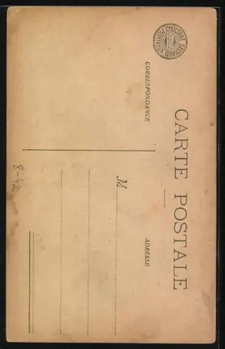 AK Le Muveran, Panorama, Montreux, Kakao Chocolat Séchaud, Reklame