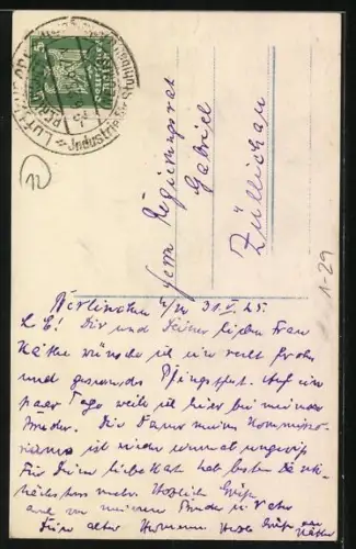 AK Reichspräsident Paul von Hindenburg im Anzug mit Jacke