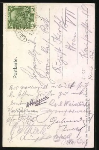 AK Portrait von Heinrich Abel