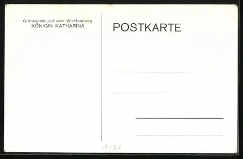 AK Königin Katharina von Württemberg