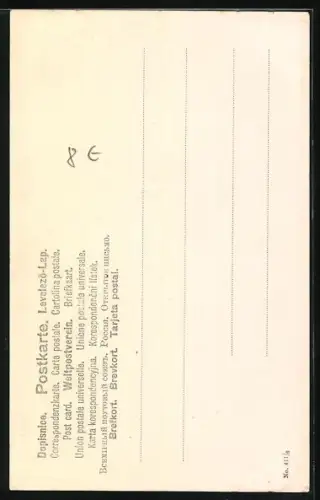 AK Eleganter Herr und Dame am Buchstaben F