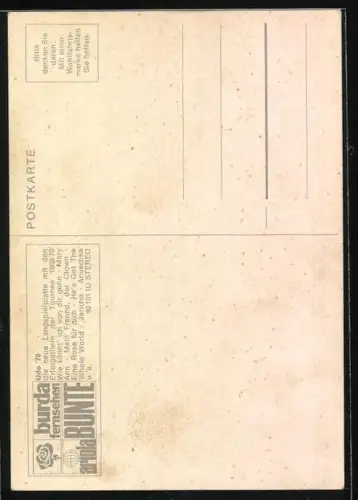 AK Musiker Udo Jürgens mit lächelndem Gesicht