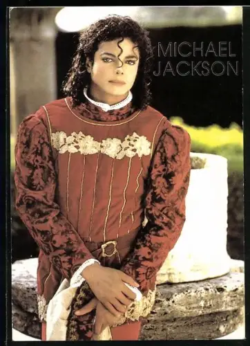 AK Musiker Michael Jackson im Bühnenoutfit