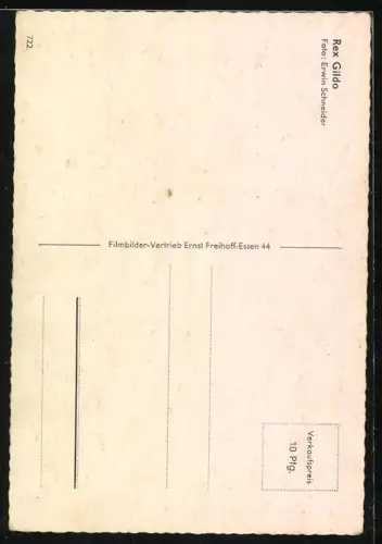 AK Musiker Rex Gildo blickt über die Schulter