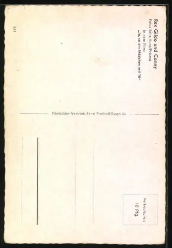 AK Musiker Rex Gildo liegt neben Musikerin Conny Froboess im Gras