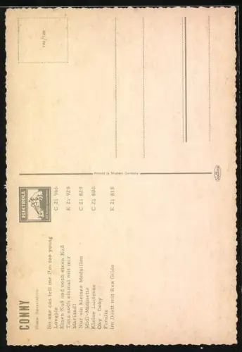 AK Musikerin Conny mit roten Haaren