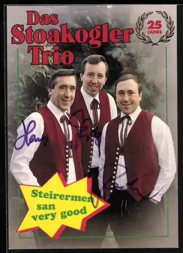 AK Stoakogler Trio, Portrait, Autograph