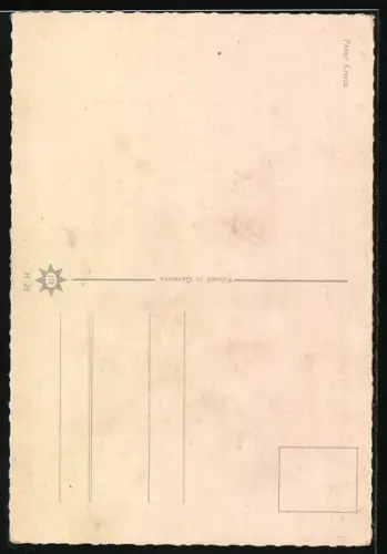 AK Musiker Peter Kraus im lila Hemd