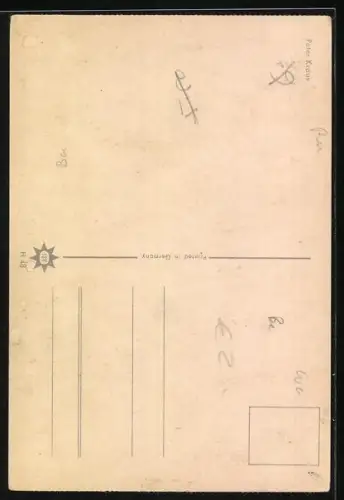 AK Peter Kraus mit rotem Umhängepulli