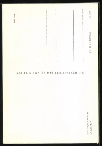 AK Musikerin Helga Brauer mit Föhnfrisur und Halskette