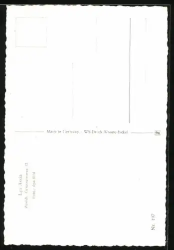 AK Schauspielerin Lys Assia telefoniert lächelnd