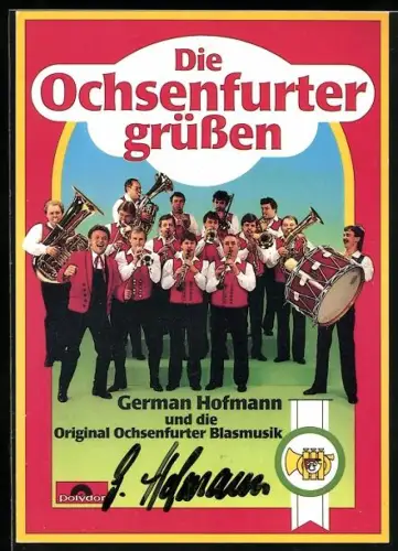 AK Musiker German Hofmann und die Original Ochsenfurter Blasmusik