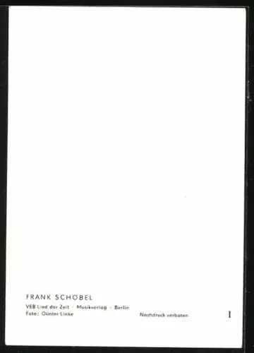 AK Frank Schöbel im gemusterten Hemd