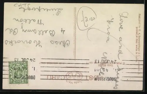 AK Zwei junge Katzen auf einem Teppich