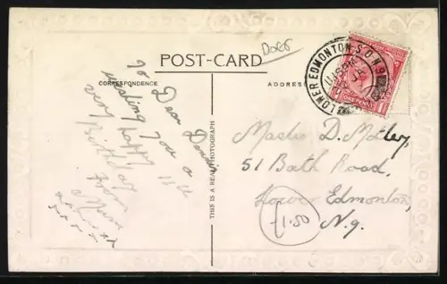 AK Vier Terrierwelpen, Geburtstagsgruss