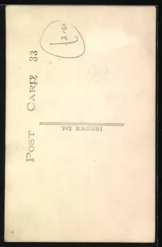 Foto-AK Kleiner Knabe mit Hund in einem Garten