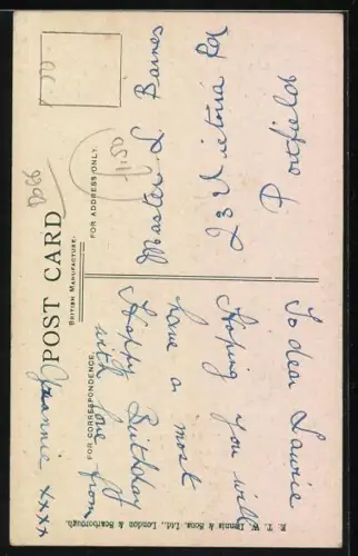 AK Pointer, Portrait, Geburtstagsgruss