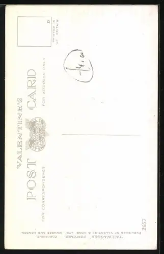 Künstler-AK hübscher Scottish Terrier mit rotem Halsband