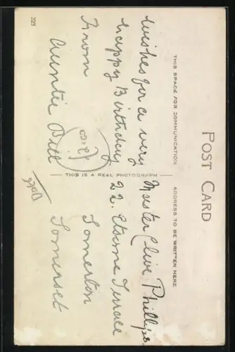 AK Thoughts of You, Hund mit langem Fell, Portrait