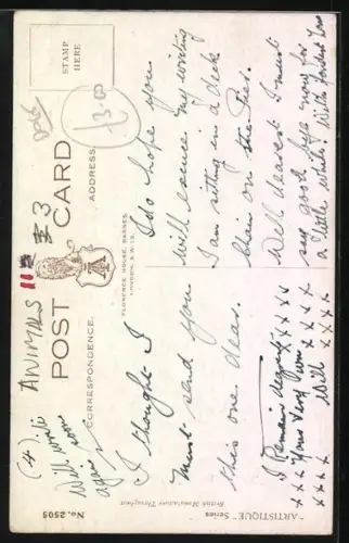 Künstler-AK sign. Valter: Brauner Collie mit treuem Blick