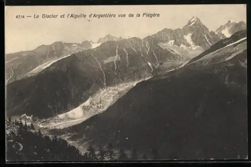 AK Glacier d`Argentière, Aiguille, Vue de la Flégère