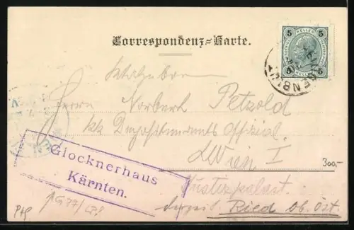 AK Pasterzengletscher, Gletscher und Gross-Glockner