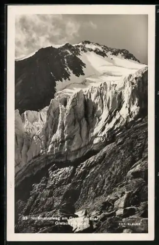 AK Grossglockner, Gletscherbruch am Hoffmannsweg