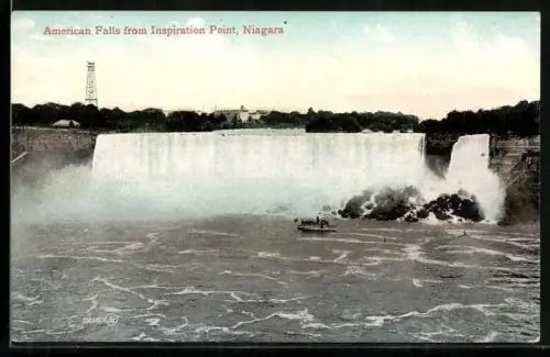 AK Niagara, American Falls from Inspiration Point