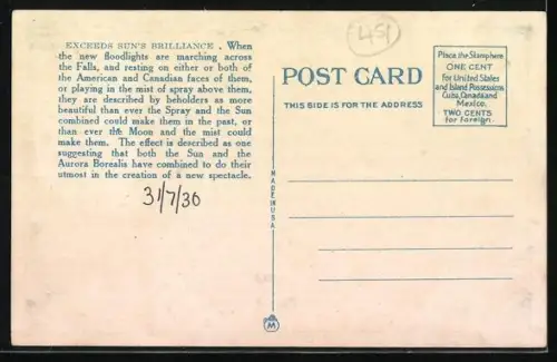 AK Niagara Falls, Prospect Point by Illumination